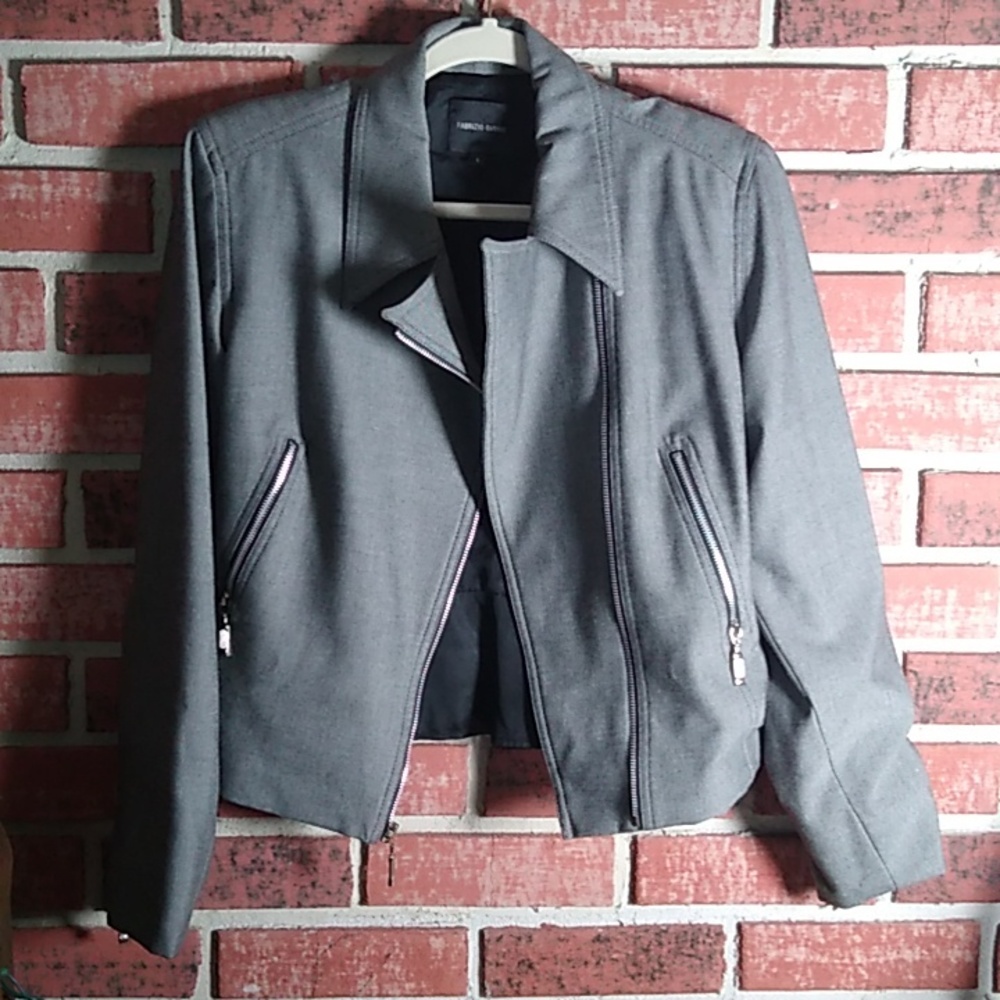 Fabrizio Gianni gray heavy jacket